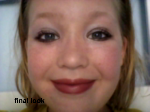 blue makeup tutorial