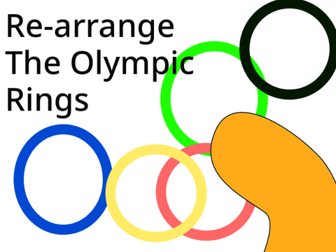 Re-arrange the olympics sign