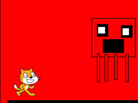 Run away from the ghast