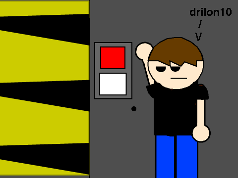 Drilon10 in front of the doorway FNAF 