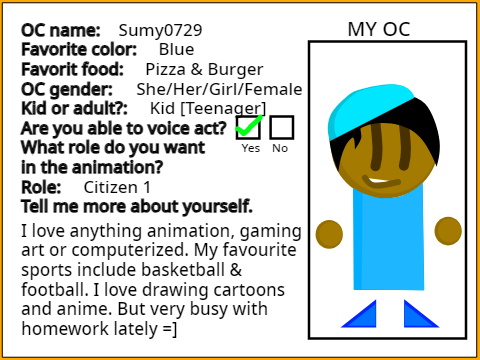 Animation Signups
