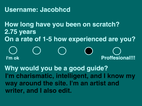Guide Sign Up Sheet: Jacobhcd
