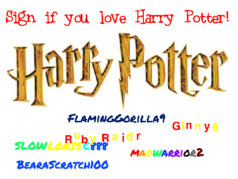 Sign If You Love Harry Potter!!!!! remix remix remix remix remix