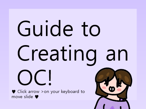 ♥ Guide to creating an OC! ♥