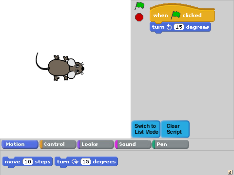 Rat - a mini version of Scratch!