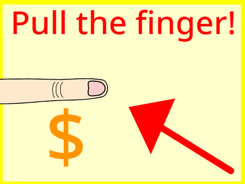 Pull the finger simulator