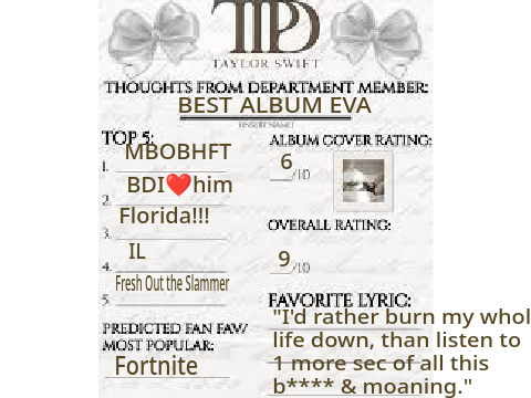 TTPD fill in! remix