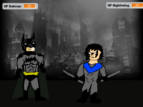 Batman Vs Nightwing!