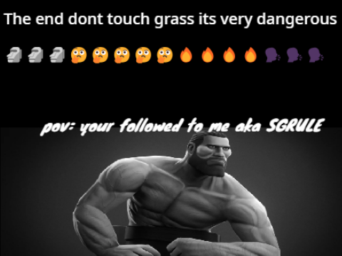 touching grass