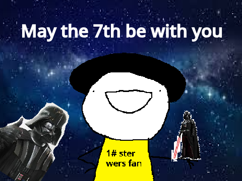 May the 7th be with you
