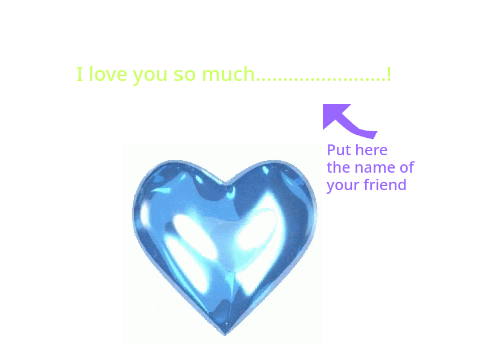 I love you (remix and send to your friend)
