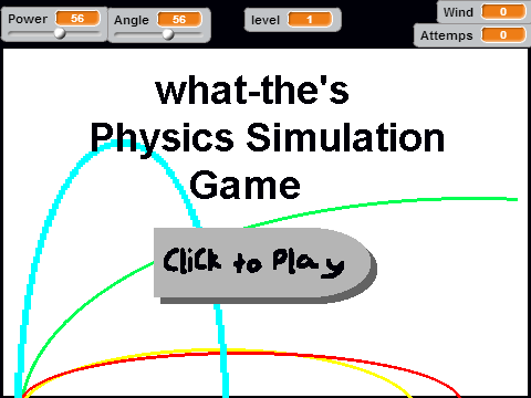 physics simulation game. With high scores