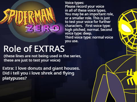 Audition for Gwen