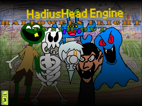 hadiusHead Engine 0.2 vs beating pose boss fight: Halloween Fright Bunch out