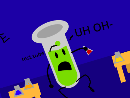 Test tube # animation # all Scratch week day 3