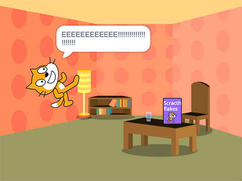 Scratchy gets Cereal! 