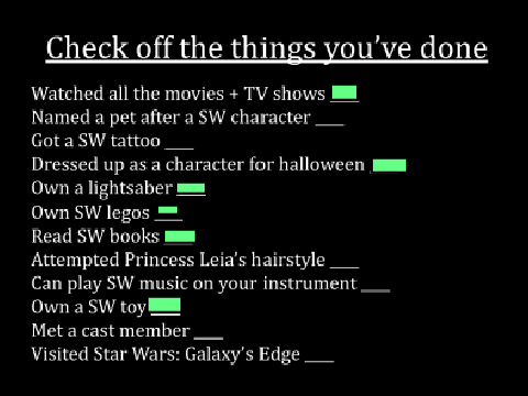 How big of a Star Wars fan are you? remix