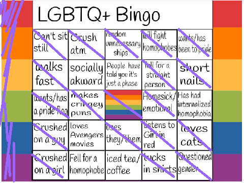 ~LGBT Bingo~ By The Frog King