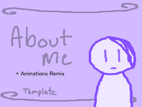 about me template (+animations remix)
