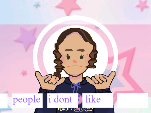 people i dont like × meme