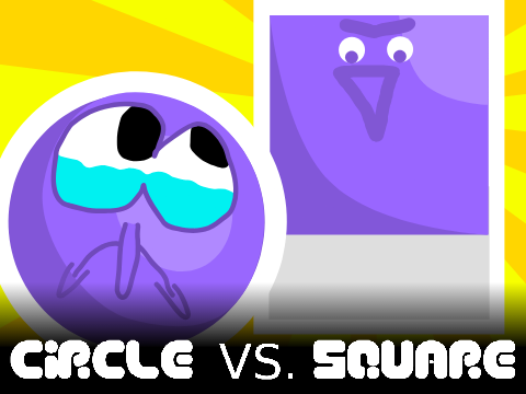 Circle vs. Square || #all #animations #trending #art 