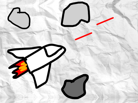 Doodle Asteroids but better
