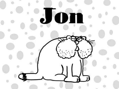 Garfield FIRST APPEARANCE Vector