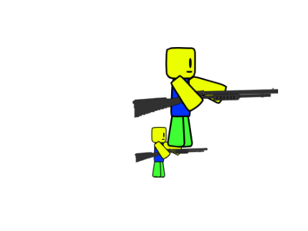 roblox Noob with guns