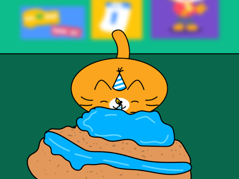 Scratch Cat Pounce Cake