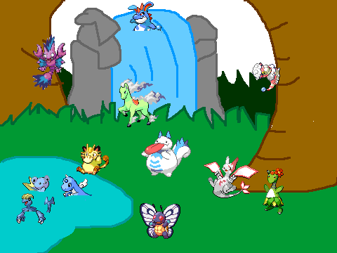 Pokemon Sprite Island