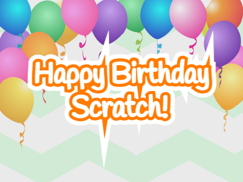 Happy B-Day, Scratch - Parallax