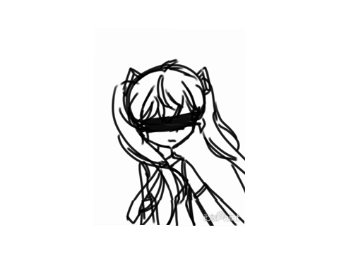Anonymous M Speedpaint [MIKU]