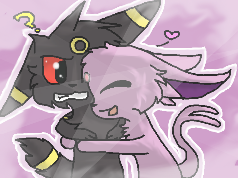  Espeon and Umbreon - You belong with me
