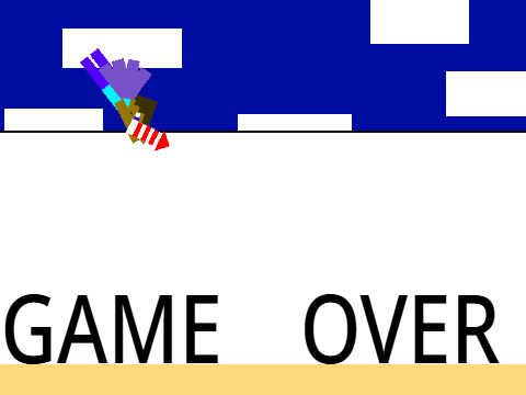 エリトラで飛ぶゲーム
