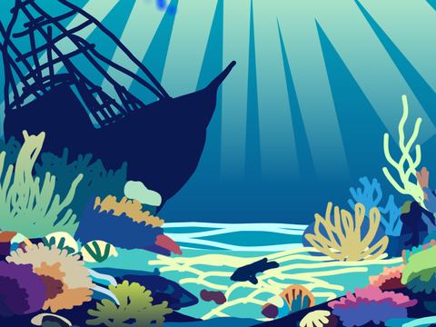 Underwater parallax