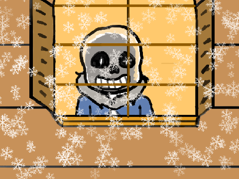 Here, Have a sad little drawing of Sans