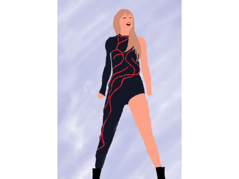 Drawing of Taylor Swift