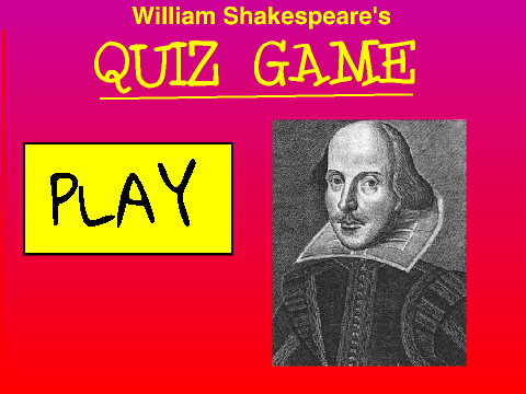 William Shakespeare's Quizzical Quiz Game