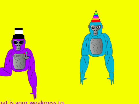 Gorilla tag short test animation
