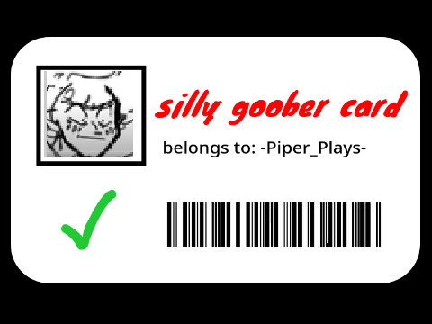 SILLY GOOBER CARD remix