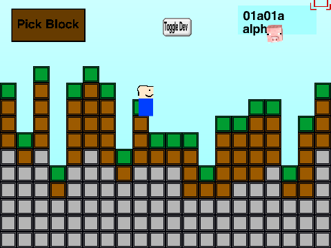 Minecraft 2D Snapshot 01a08a
