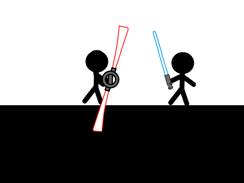 Lightsaber fight