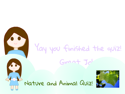 Nature and Animal Quiz!