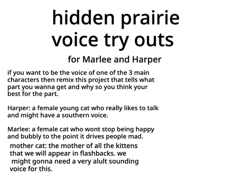 Hidden Prairie tryouts