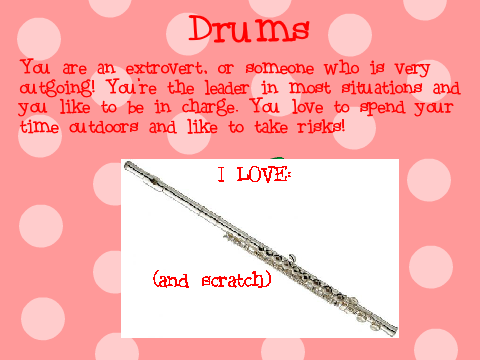 What instrument are you?