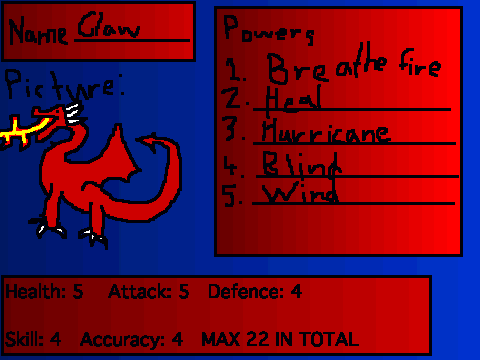 Claw's sheet