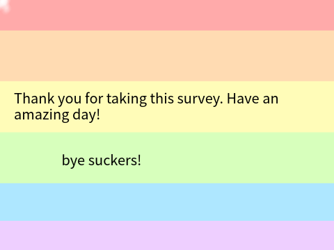 lgbtq+ survey!!  remix