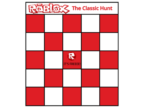 ROBLOX: The Classic Hunt Bingo card