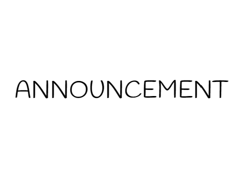 ANNOUNCEMENT