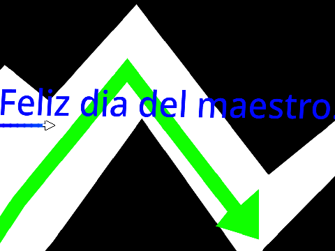 Feliz día del maestro.